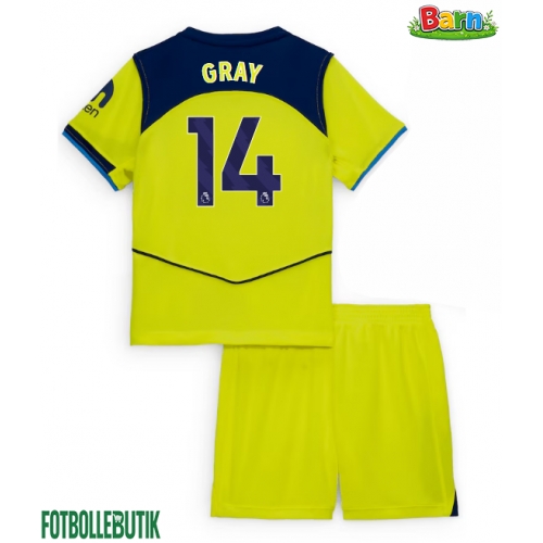 Tottenham Hotspur Archie Gray #14 Tredjeställ Barn 2025-26 Kortärmad (+ Korta byxor)